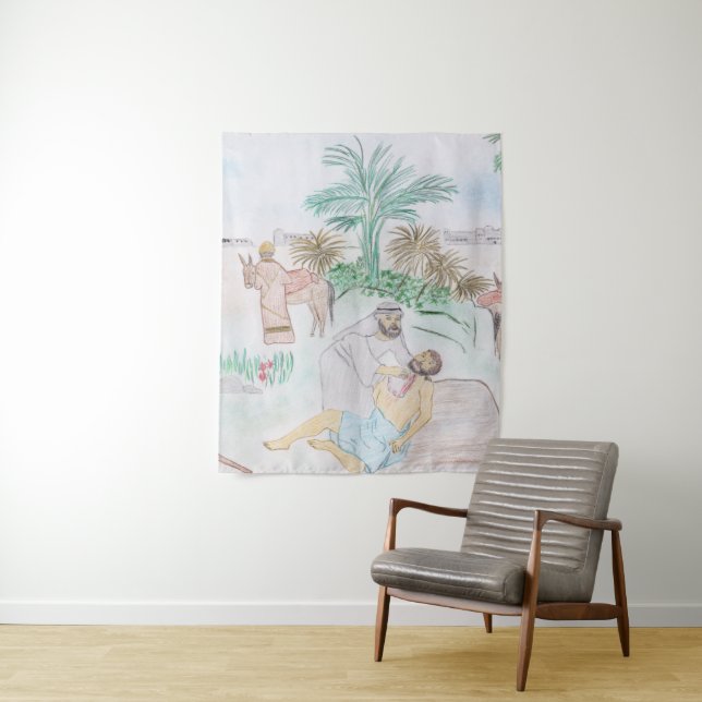 Tapiz Arte cristiano El buen samaritano (In situ)