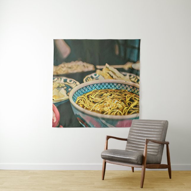 Tapiz Arte de amante de Ramen (In situ)