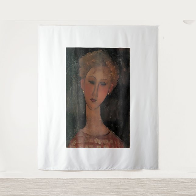 Tapiz arte de Amedeo Modigliani (Anverso)