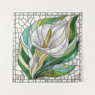 Tapiz Arte de Calla Lily Mosaic