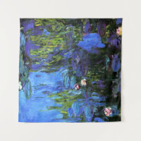 Arte de Claude Monet: Water-Lilies, añil azul
