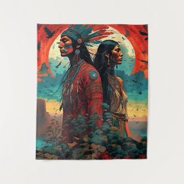 Tapiz Arte de esencia tribal