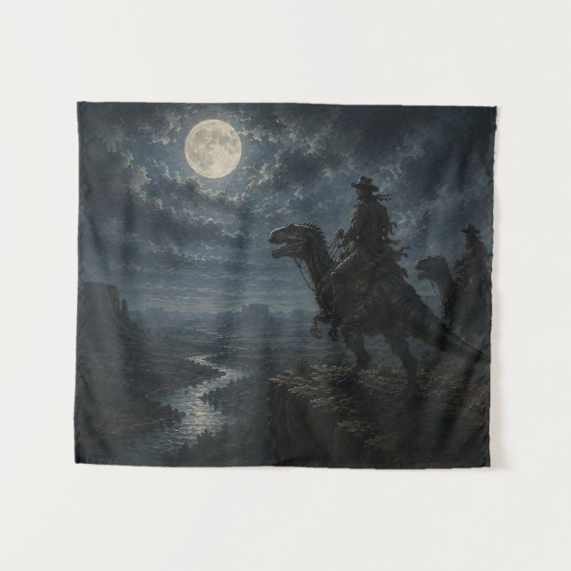 Tapiz Arte de fantasía occidental (Anverso (horizontal))