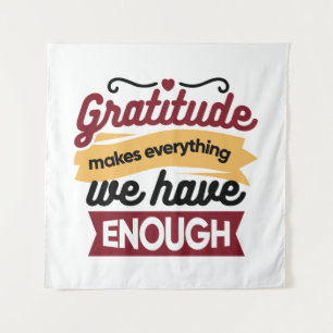 Tapiz Arte de fe y gratitud – Cristiana edificante 