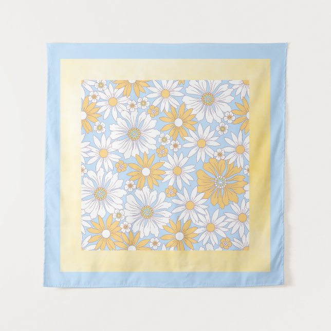 Tapiz arte de Flor Amarilla del País (Anverso)