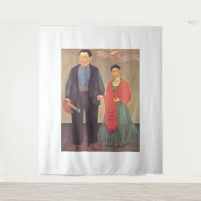 Tapiz arte de Frida Kahlo (Anverso)
