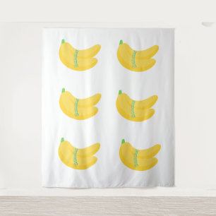 Tapiz Arte de Frutas Adorable / Estética de Comida Tropi