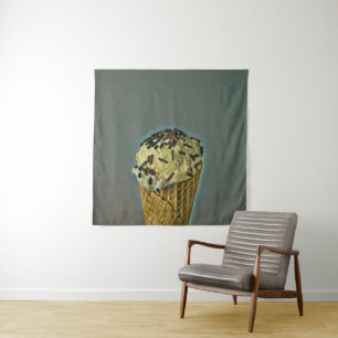 Tapiz Arte de helado vintage
