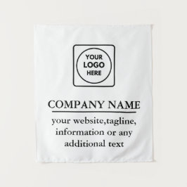 Tapiz Arte de marca personalizada retro moderno en blanc