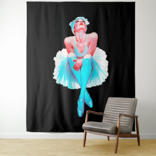 Tapiz Arte de pared de bailarina elegante – Danza de bal