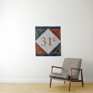 Tapiz arte de pared de la bandera 31e