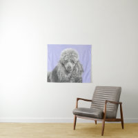 Arte de perro azul grisáceo de juguete en miniatur