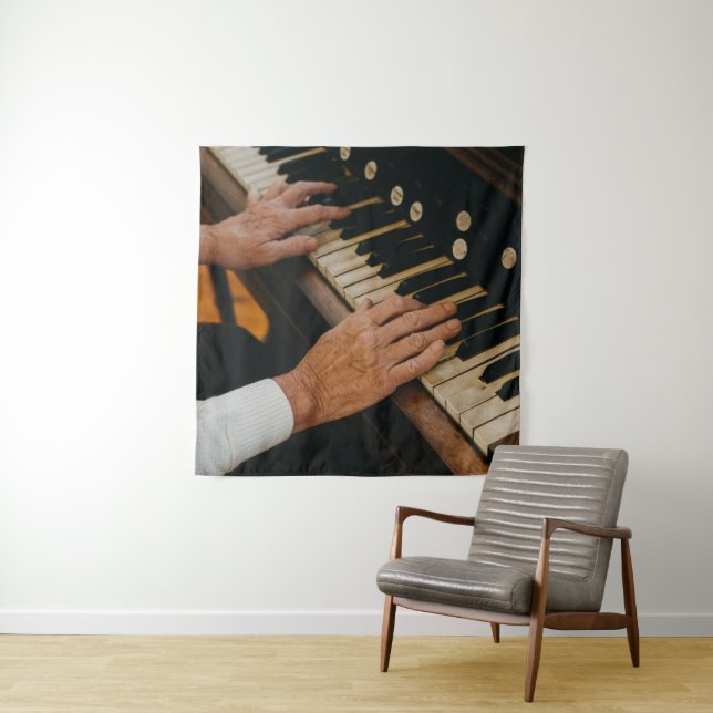 Tapiz Arte de piano genial (In situ)