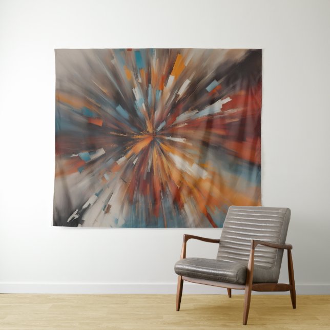 Tapiz Arte de pintura abstracta (In situ (horizontal))