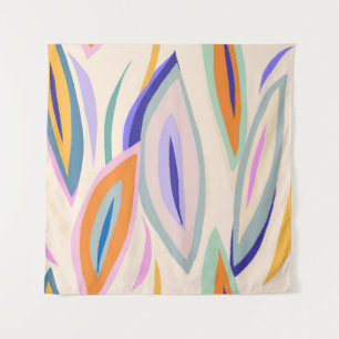 Tapiz Arte de verano: Patrón de collage creativo