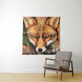 Tapiz Arte de vida silvestre Red Fox Beautiful
