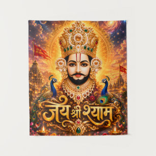 Tapiz Arte Devocional Jai Shri Khatu Shyam Ji