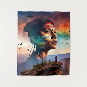 Tapiz Arte espiritual tribal