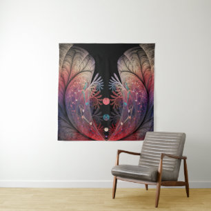 Tapiz Arte fractal de fantasía moderna abstracta Jonglag