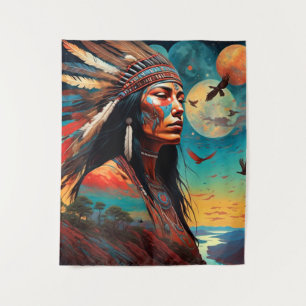 Tapiz Arte indígena tribal
