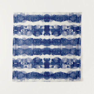 Tapiz Arte Índigo: Abstracto Caos acuarela.