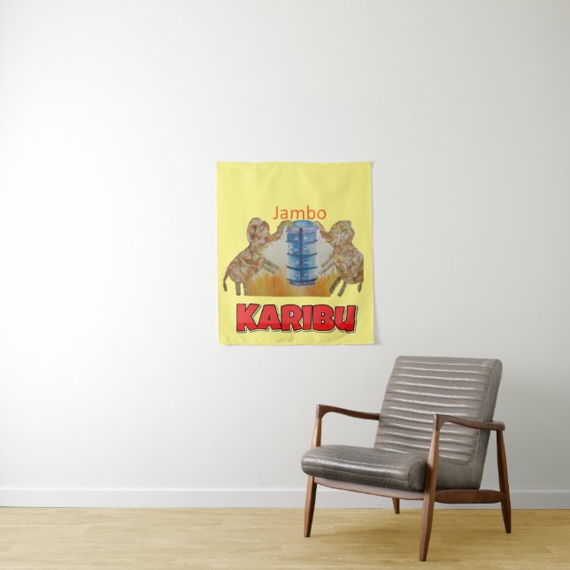 Tapiz Arte infantil africano (In situ)