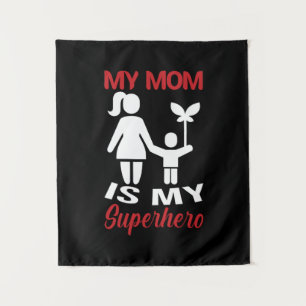 Tapiz Arte Materno Mi Mamá Es Mi Superhéroe