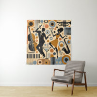 Arte Minimalista de la Era del Jazz de Mitad de Si