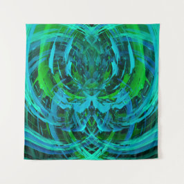 Tapiz Arte moderno abstracto verde
