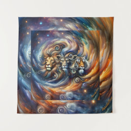 Tapiz Arte mural estiloByTrreal Colección Madera arte