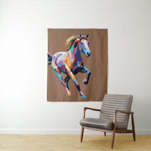 Tapiz Arte pop caballo