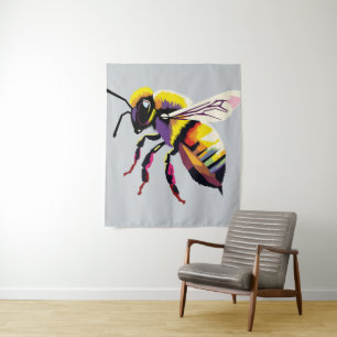 Tapiz Arte pop de abeja