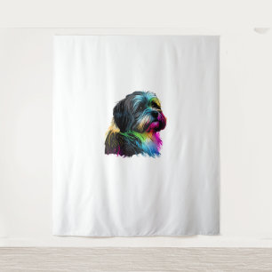 Tapiz Arte pop de perro de La Habana diseña amantes de l