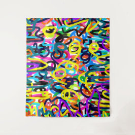 Tapiz Arte pop negrita
