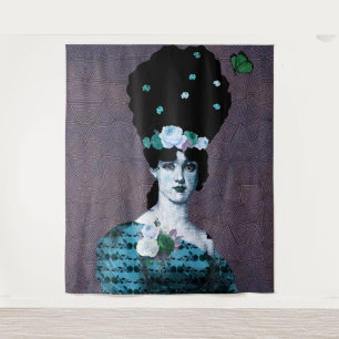 Tapiz arte retrato