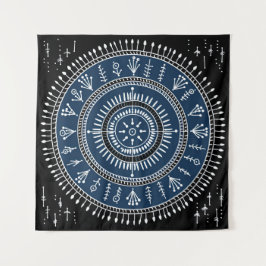 Tapiz Arte tribal de Warli