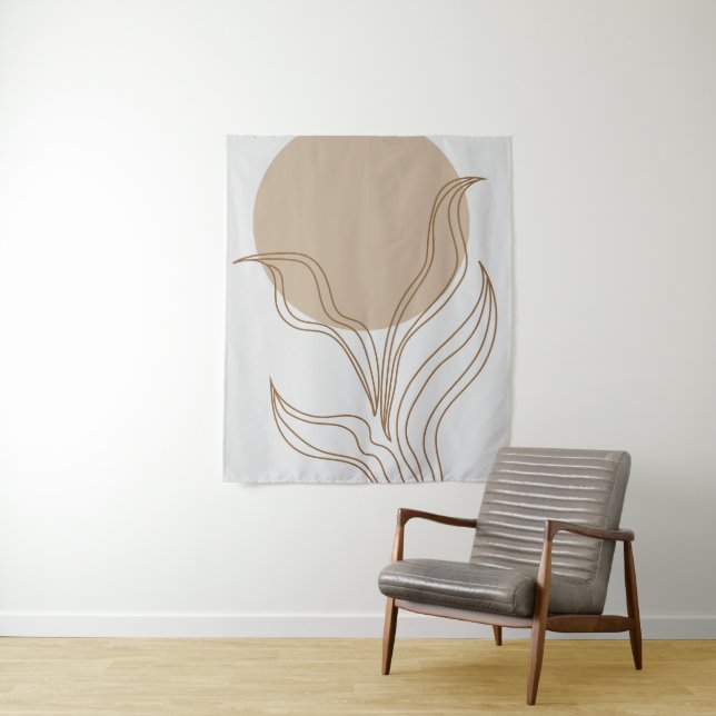 Tapiz Arte vegetal moderno (In situ)