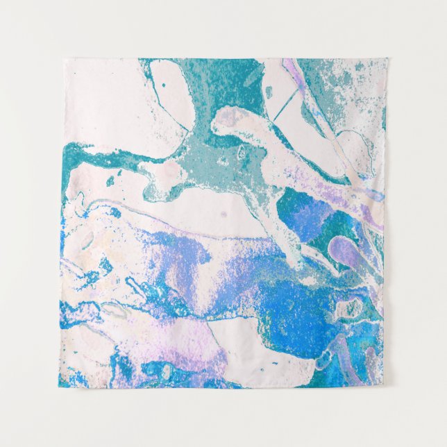 Tapiz Artistic Texture. Bright Violet Border. Violet Art (Anverso)