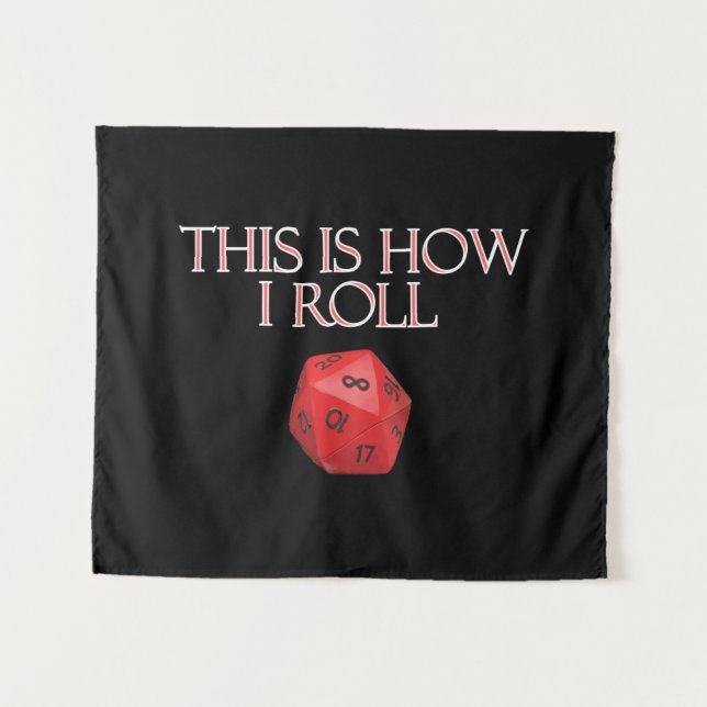 Tapiz Así Es Como Dejo Diarios RPG Graciosos (Anverso (horizontal))