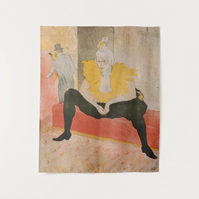 Tapiz Asiento de Toulouse-Lautrec - Mademoiselle Cha-u-k (Anverso)