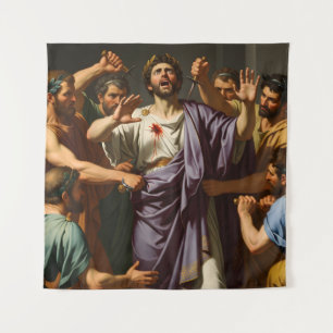 Tapiz Aspecto del destino: El drama de Assas de un emper