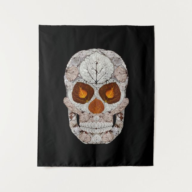 Tapiz Aspen Leaf Skull 11 (Anverso)