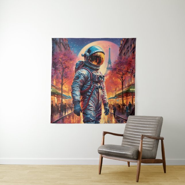 Tapiz Astronauta de París (In situ)