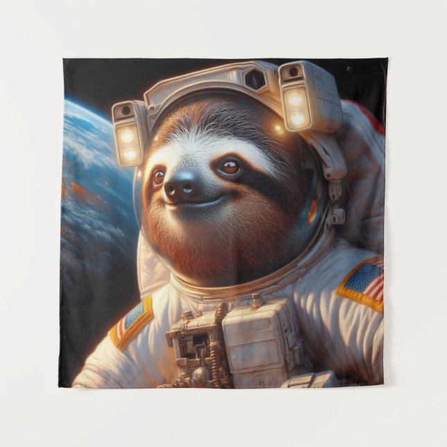 Tapiz Astronauta de Sloth (Anverso)