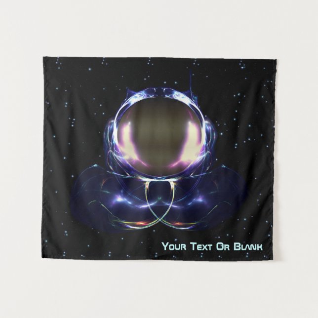 Tapiz Astronauta fractal (Anverso (horizontal))