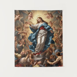 Tapiz Asunción De La Religión Cristiana De María