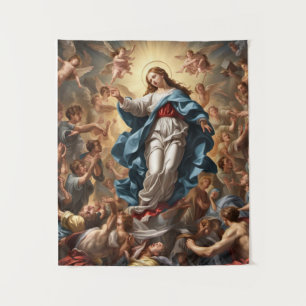 Tapiz Asunción De La Religión Cristiana De María