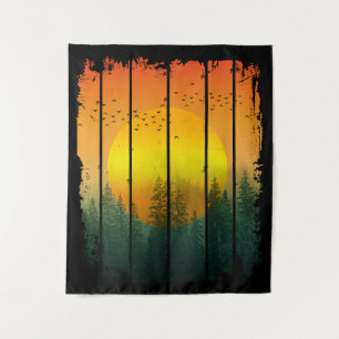TAPIZ ATARDECER SIMPLE FORESTAL