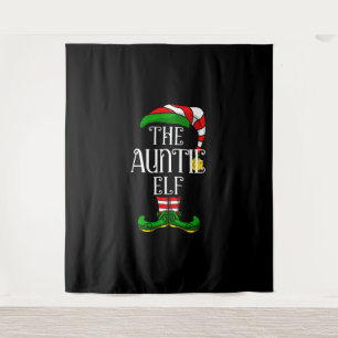Tapiz Auntie Elf Family Mating Navidad Group