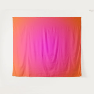 Tapiz Aura Ombre Naranja Brillante y Rosa Magenta Calien
